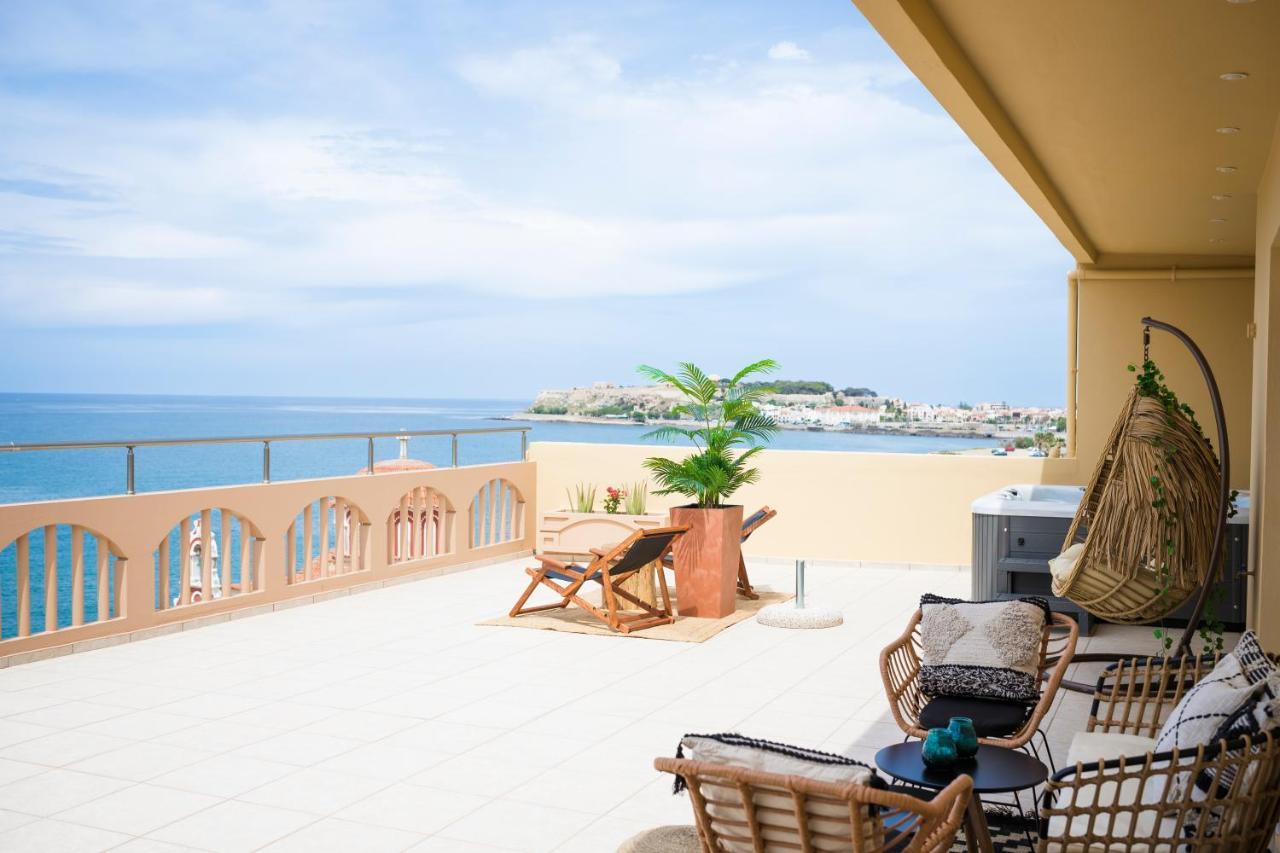 Thea - Rooftop Seaview Jacuzzi Rethimnon Buitenkant foto