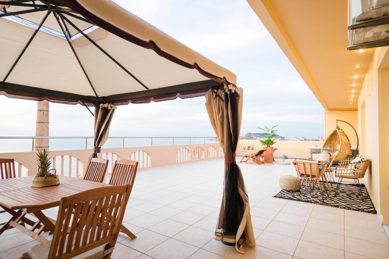 Thea - Rooftop Seaview Jacuzzi Rethimnon Buitenkant foto